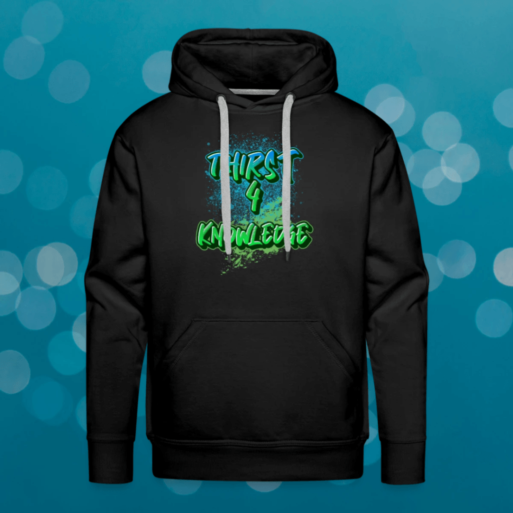 Thirst 4 Knowledge Men's Premium Hoodie