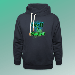 Thirst 4 Knowledge Unisex Shawl Collar Hoodie