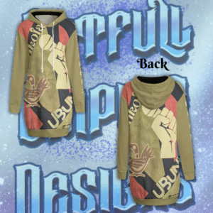 Urgent Message Women's long hoodie|tan