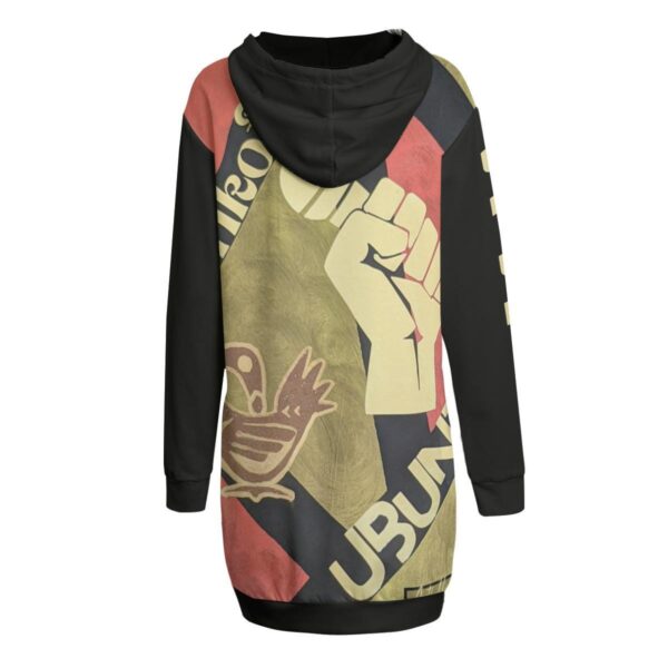 Urgent Message Women's Long Hoodie black - Image 3