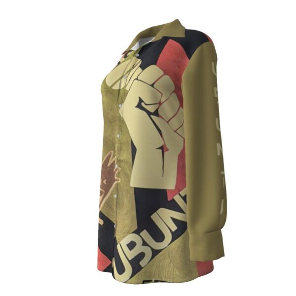 Urgent Message Women's Long Shirt|tan - Image 5