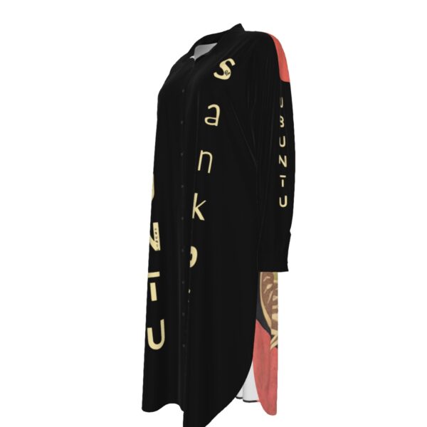 Urgent Message Long Shirt Dress - Image 5