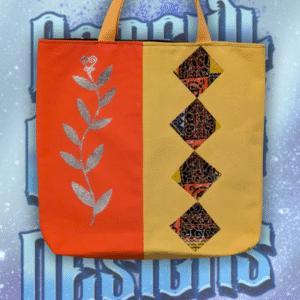 Two-Tone Sankofa Vine Tote